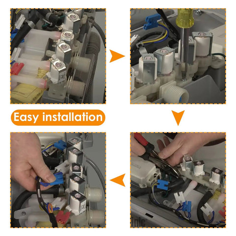 Top Notch OEM Water Inlet Valve Replacement For LG And Kenmore Washers installation steps