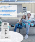 Smart Wireless Doorbell Chime For Home With Easy Setup, Expandable Intercom System That Works Indoor Or Outdoor on sofa