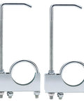 Heavy Duty 3 Inch Exhaust Clamp With Hanger Kit For Car And Truck Universal Exhaust Hanger Set 2 Pack Fits 3 Inch Pipes shown vertically