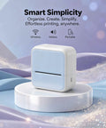 Incredible Mini Portable Thermal Label Maker Machine With Wireless Bluetooth Printing For iOS And Android Smart Phones Inkless Tech on display.