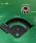 Steering Sector Pinion Gear Rebuild Kit For D Series Lawn Tractors Direct Replacement Durable Steel With Anti Rust Finish