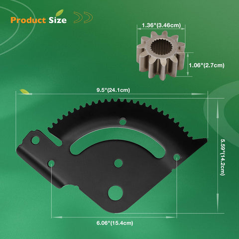 Steering Sector Pinion Gear Rebuild Kit For D Series Lawn Tractors Direct Replacement Durable Steel With Anti Rust Finish