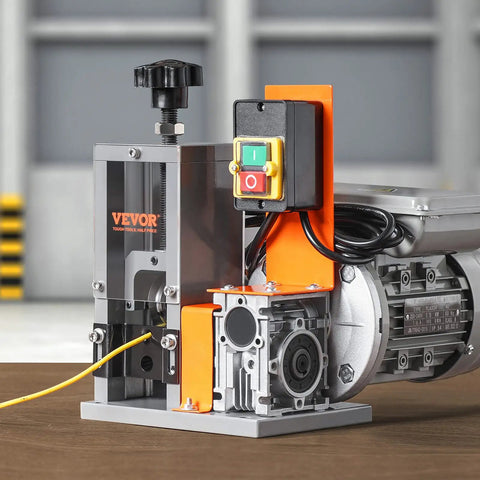 Heavy Duty Electric Wire Stripper Machine Automatic Cable Prep Tool with 180W Motor control panel and motor assembly