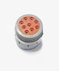 Heavy Duty Nine Pin Crimp Connectors 25 Pack For 14 To 20 Gauge Wire Hella Tough Terminal Kits showing nine-pin connector with red and silver design.