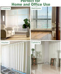 Vertical Blinds Slats Repair Kit with Transparent PVC Tabs and Strong Adhesive No Tools Needed Easy Fix installed in various rooms