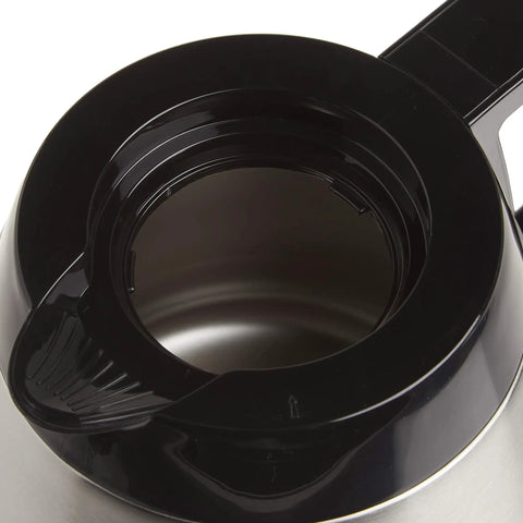 Close-up of Replacement Thermal Carafe With Lid For Cuisinart Coffeemakers 10-Cup Capacity Stainless Steel Dripless Pour Spout