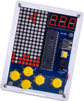 Build Your Own Retro Game Rig 4-In-1 Soldering Practice Kit With LED Matrix Display Featuring Tetris, Snake, Racing And Shooting Games
