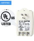 Two Pack 24 Volt Transformer 40 VA Plug In With PTC Fuse AC Transformer For Ring Doorbell And Thermostats Compatible UL certified