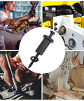 4 Sets Sliding Barn Door Hardware Wall Track Spacers With Lag Bolts Built For Heavy Duty Adjustable Carbon Steel Connectors