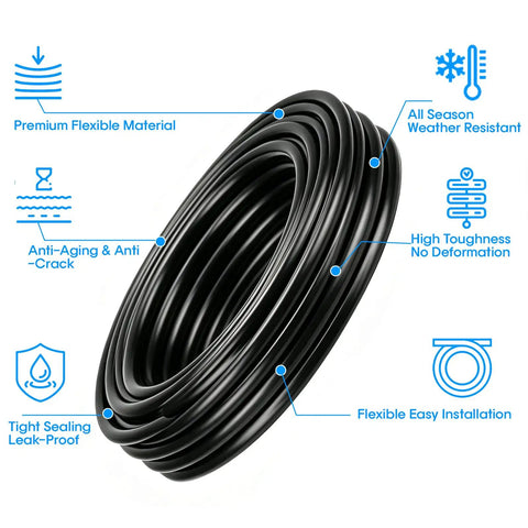 Universal Windshield Washer Hose Repair Kit 13 Ft Flexible Washer Fluid Hose With 12 Connectors Rock Solid Wiper Hose