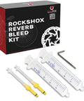 Pro Grade Hydraulic Bike Brake Bleed Kit for RockShox Reverb Stealth and X Loc with syringes and fittings visible