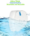 Washable replacement foam filter from Must Have Replacement Filter Kit For Shark Navigator Zero M Lift Away Speed Upright Vacuum Models ZU561 ZD201 ZU561A ZU561C ZU560 ZU560C UV650 UV725 UV730 ZU562 ZU570 ZU571 ZU572 ZU660 ZD400 ZD402 CU530 NV431 With 2 Foam Filters And 2 Felt Filters submerged in water showing durability