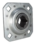 Drivetrain Disc Harrow Flange Bearing Replacement Part With 1-1/8 Inch Bore Square ST208-1-1/8N Bolt-To-Bolt 4.69 Inches