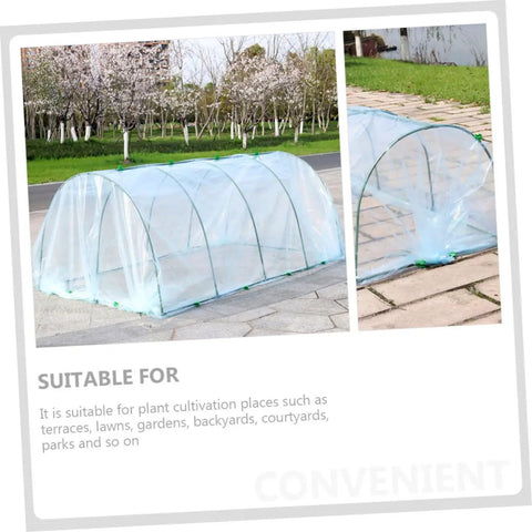 Flower Greenhouse Plant Cover With Bracket For Outdoor Garden Use Weatherproof Plastic Mini Greenhouse For Vegetables And Flowers Portable Shelter With Clear See Through Design Rainproof And Durable Garden Protector