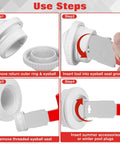 Premium Pool Plug Removal Tool Set With Red Handle Eyeball Wrench use steps for above ground pools
