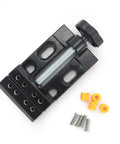Handy Compact Desktop Manual Tapping Machine With Bench Vice Portable Vertical Tap Tool. Includes bench vice and screws.
