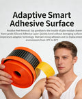 Man holding Two Pack Bike Tire Liners With Self Adhesive Puncture Proof TPU Tube Protectors 40mm Thick Shields Inner Tubes