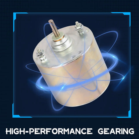 Highwild 12V Deer Feeder Motor Spinner Drive Kit Universal Replacement Heavy Duty Quarter Inch Shaft Spinners For Hunting Game Corn Grain Pellet Wildlife Feeding Setups Durable Upgrade