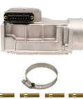 Mass Air Flow Sensor MAF for Toyota Pickup and 4Runner 2.4L 1989 1995 Replace 22250-35050 2225035050 22REC Engine 4 Cylinder Easy Install Durable High Quality Truck Part, silver sensor with clamp and bolts