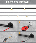 Step-by-step installation guide for Badass Strength 10 Foot Stair Handrail and Heavy Duty Wall Mount Metal Pipe Railing.