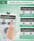 Pro Grade Digital PD Meter For Pupillary Distance 45 To 82mm Handheld Pupilometer With Precision Sensor Easy Readout Optical Instrument