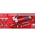 Beast 7500 PSI Pistol Grip Grease Gun With 18 Inch Hose Pro Grade Anodized Aluminum Barrel 3 Way Loading Straight And Angled Tubes
