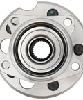Front view of AWD Rear Wheel Hub And Bearing Assembly Left And Right For Toyota RAV4 2001 2002 2003 2004 2005 Five Lug Hubs