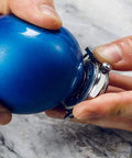 Air Filled Friction Ball Watch Case Opener With Ball Needle Quick Back Case Opening Tool For Unscrewing Watches in use.