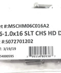 Slick M6 X 16 Stainless Steel Machine Screws With Slotted Cheese Head Din84 Grade A2 70 heavy duty fasteners in packaging.
