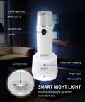 3 In 1 Emergency Flashlight For Home Power Outage Pack Of 3 Rechargeable LED Torch With 6 LED Beastly Bright Beams on nightstand