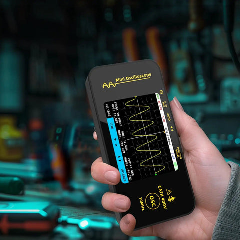 Handheld Digital Oscilloscope With 3.2 Inch TFT Display 10 MHz Bandwidth 48 MSaS Sampling Rate Portable Automotive Scope