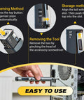 Cordless 57 In 1 Magnetic Precision Screwdriver Set With Adjustable Torque And LED Light Rechargeable Repair Tool