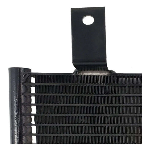 Heavy Duty Transmission Oil Cooler For Santa Fe That Handles 2 4L And 3 5L Engines In 2001 To 2006 Models Without Frying The Gearbox Or Burning Out Your Clutch Assembly With Ease, black finned metal bracket