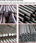 MXJCKSOQ Hydraulic Steel Bar Bending Machine 1200W Electric Portable Rebar Bender Handheld Straightener displays various steel bars.