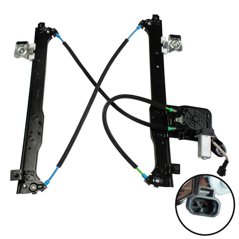 Rear Driver Side Power Window Regulator With Motor Assembly For Silverado Suburban Avalanche 1500 2500 3500 00-06 Cadillac Escalade