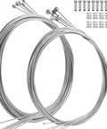 10 Piece Bike Brake Cable And Shifter Cable Set For Mountain And Road Bikes Compatible With Shimano And SRAM
