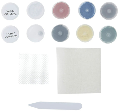 No Heat Fabric Upholstery Repair Kit For Burns Holes Rips Tears Restores Furniture Fibers With 7 Intermixable Colors contents layout