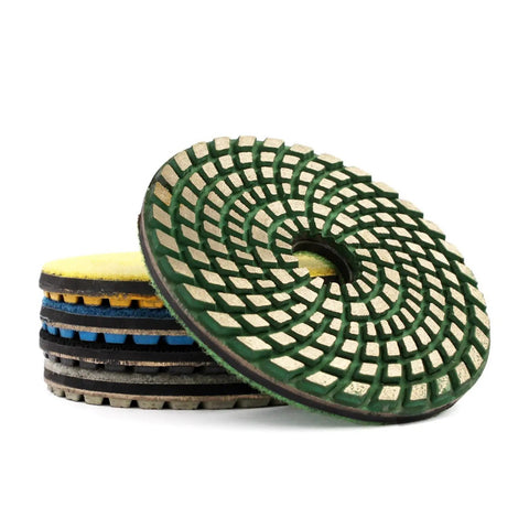 Durable 4 Inch Turbo Segment Grinding Disc With Sintered Metal Bond For Concrete Stone Surfaces Dry Wet Polishing Wheel Grit 100