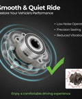 Rear Wheel Hub Bearing Assembly 512518 for Subaru Crosstrek Forester Impreza 2012-2018 with ABS Magnetic Ring 5 Lug