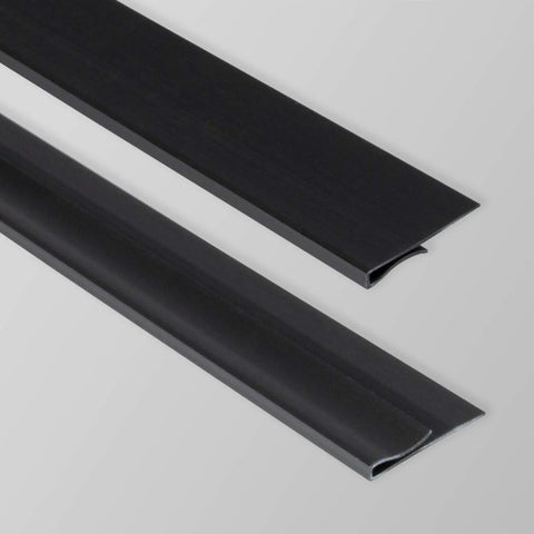 Snap On T Bar Ceiling Grid Cover Kit For 96 Sq Ft Onyx Finish No Tools Needed Easy Clip In Main Beams Cross Covers Detail
