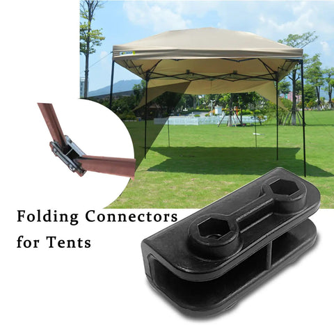 Two Way Pop Up Gazebo Replacement Connector Kit For Canopy Tent Frames Heavy Duty Black Rectangular Truss Bracket PA66