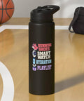 Hydration Boss Insulated Stainless Steel Water Bottle With Leak Proof Flip Lid Dual Wall Keeps Drinks Ice Cold Or Hot BPA Free