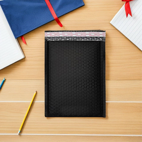 Black padded envelope from Bubble Mailers 50 Pack 20 By 25 Cm Black Padded Waterproof No Fuss Self Seal Envelopes For Ecommerce
