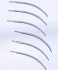 Six-Piece 18G Titanium Curved Piercing Taper Insertion Pins For Threadless Push-In Nose Rings Tragus Helix Cartilage Rook Daith