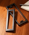 2 Pack Low Profile Cabinet Pulls 4.5 By 1.77 Inches Sleek Hidden Drawer Handles Zinc Alloy Recessed Cabinet Hardware For Cabinets And Furniture No Hassle Upgrade Easy Install Durable Space Saving on wooden surface