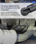 Toyota 926-818 Air Conditioning Compressor Flow Sensor Plug And Play Replacement installed in vehicle
