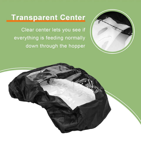 69712 Hopper Cover For Agri Fab 85 Lb To 100 Lb Spreader Clear Plastic Top Cover That Fits Scotts And Other Brand Spreaders