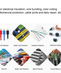 Ycauty 140 Pcs Heat Shrink Tubing Kit With Multipurpose Electrical Insulation Sleeves For Cable Covers And Adjustable Sizes That Are Perfect For Wire Bundling Mechanical Protection And DIY Projects Across The Board, assorted uses