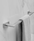 Dope Matte Black Wall Mounted Bathroom Accessories Set With Towel Bar Hand Towel Holder Toilet Paper Holder And Robe Hook In Rustproof Stainless Steel For Modern Durable Hardware with towel