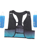 Night Running Vest With High Visibility Reflective Strips, Breathable Polyester Hydration Gear, Includes Two 250ml Water Bottles